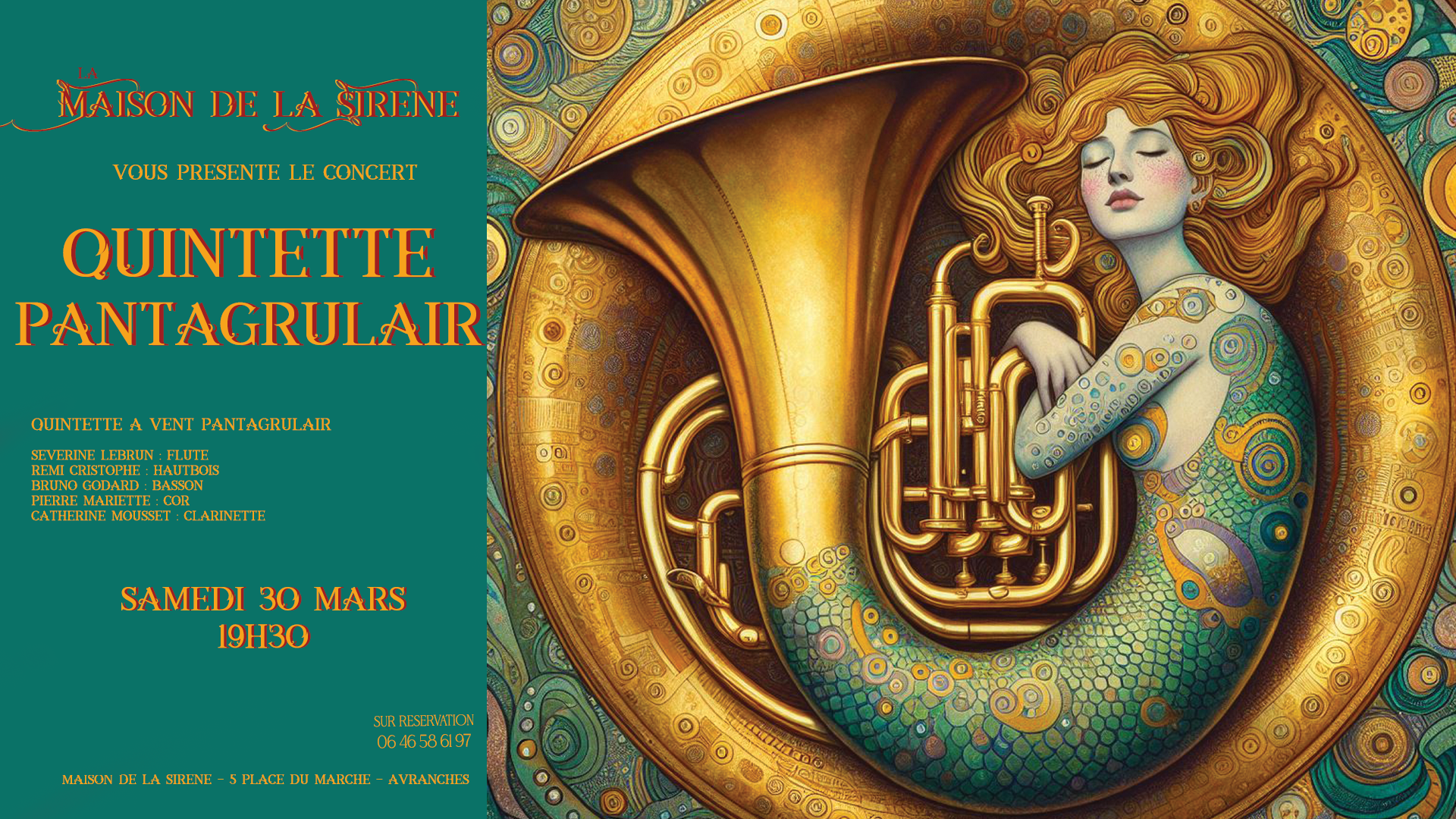 [concert] Pentagrulair quintette - quintette à vent