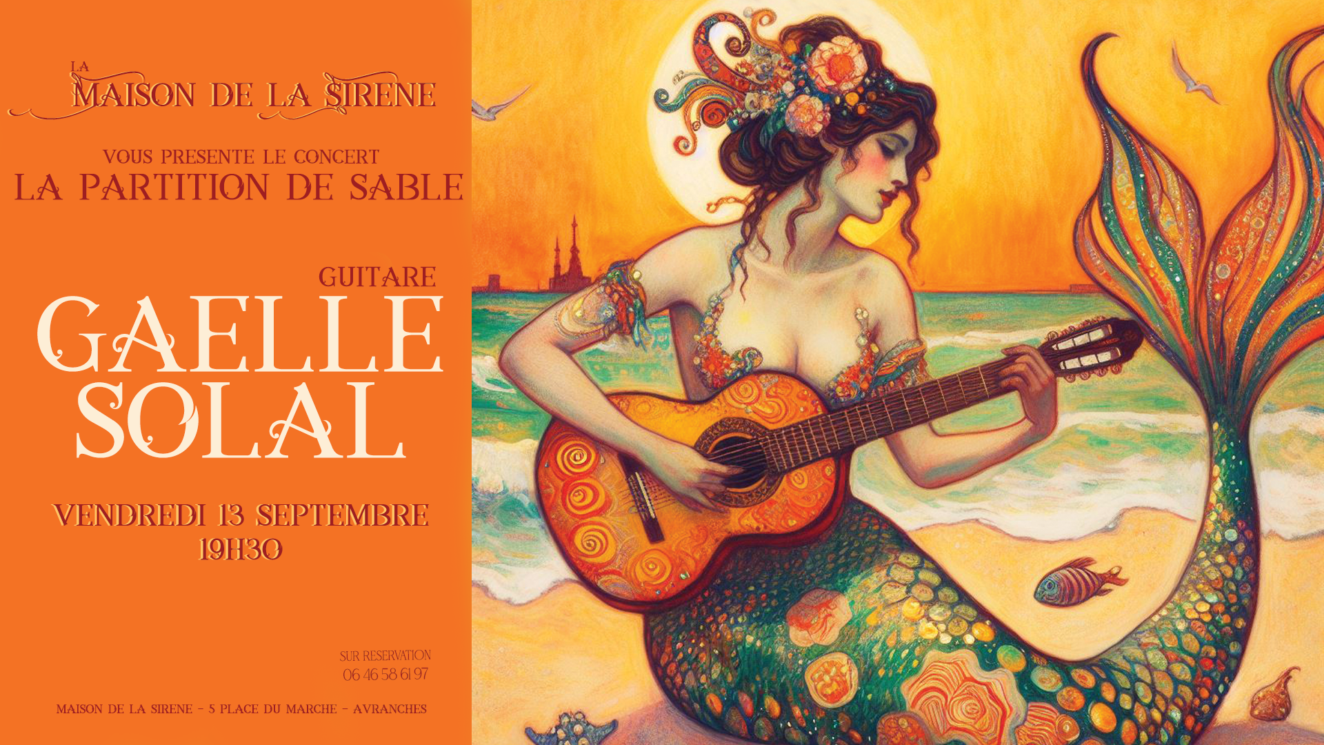 [récital] Gaelle Solal - La partition de sable - guitare