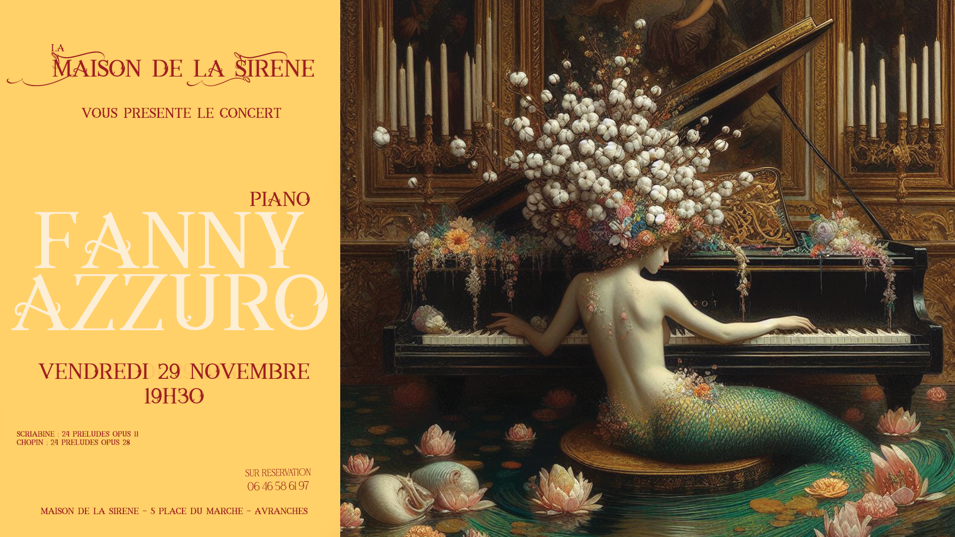 [récital] Fanny Azzuro - Golden Dreams - piano