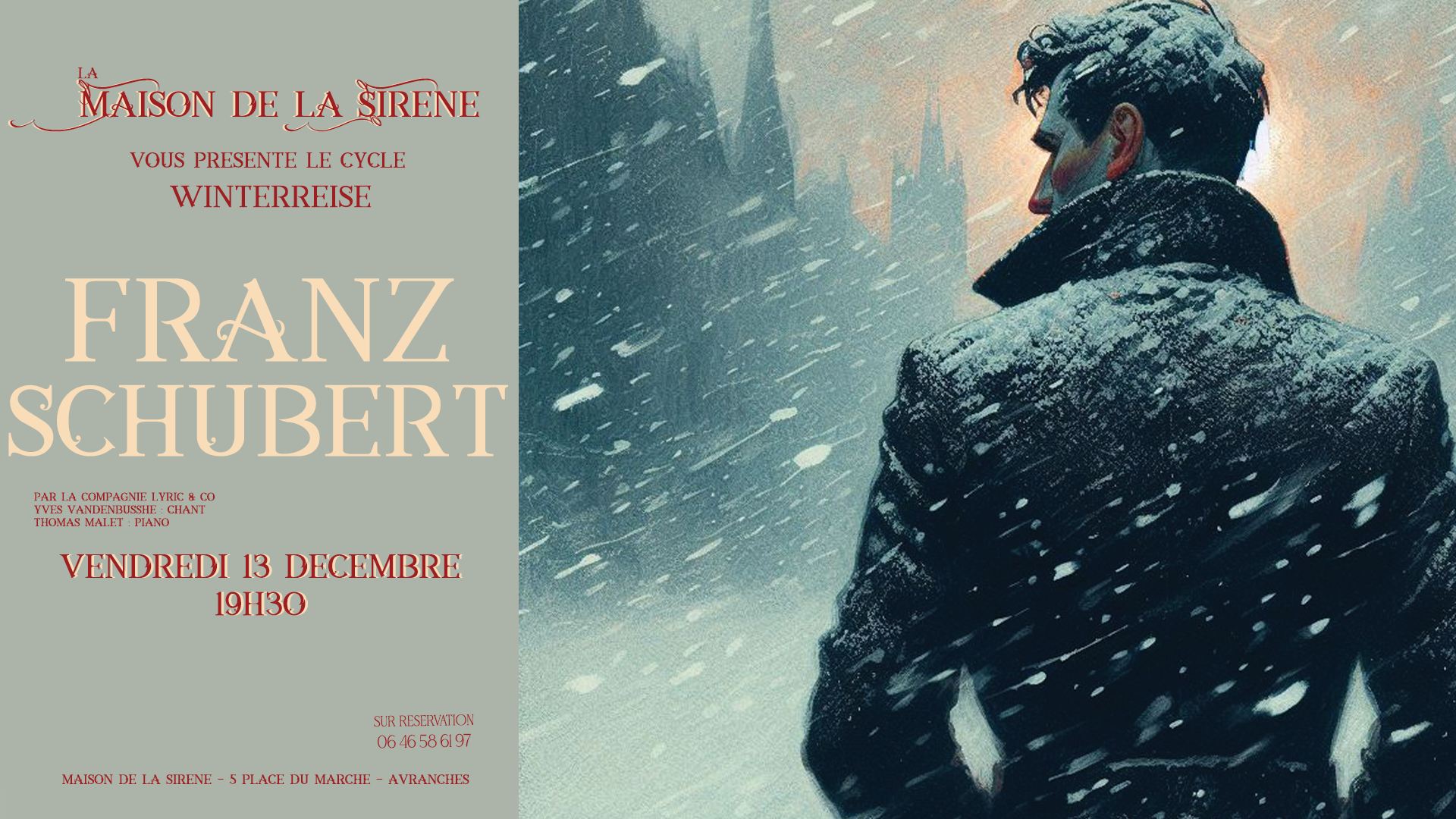 [concert] Compagnie Lyric & co - Winterreise - Franz Schubert