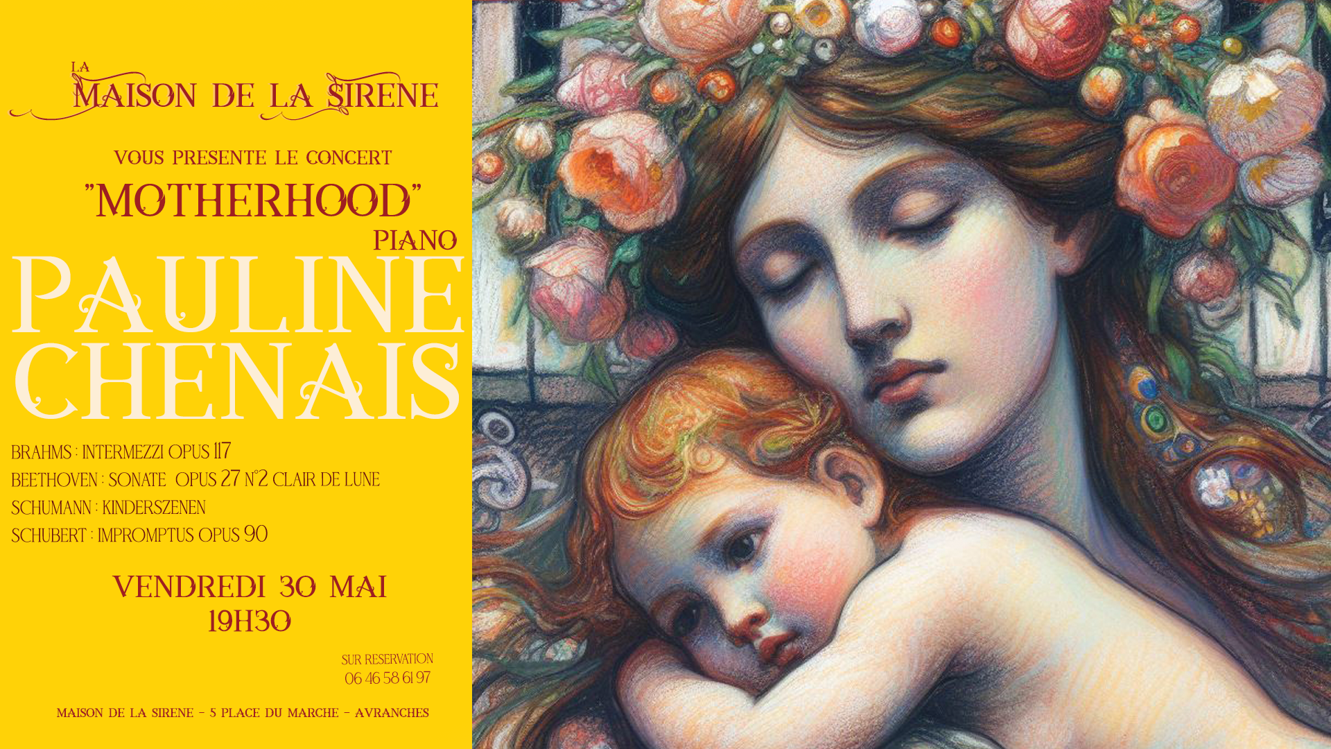 Image pour [récital] Pauline Chenais - Motherhood - piano