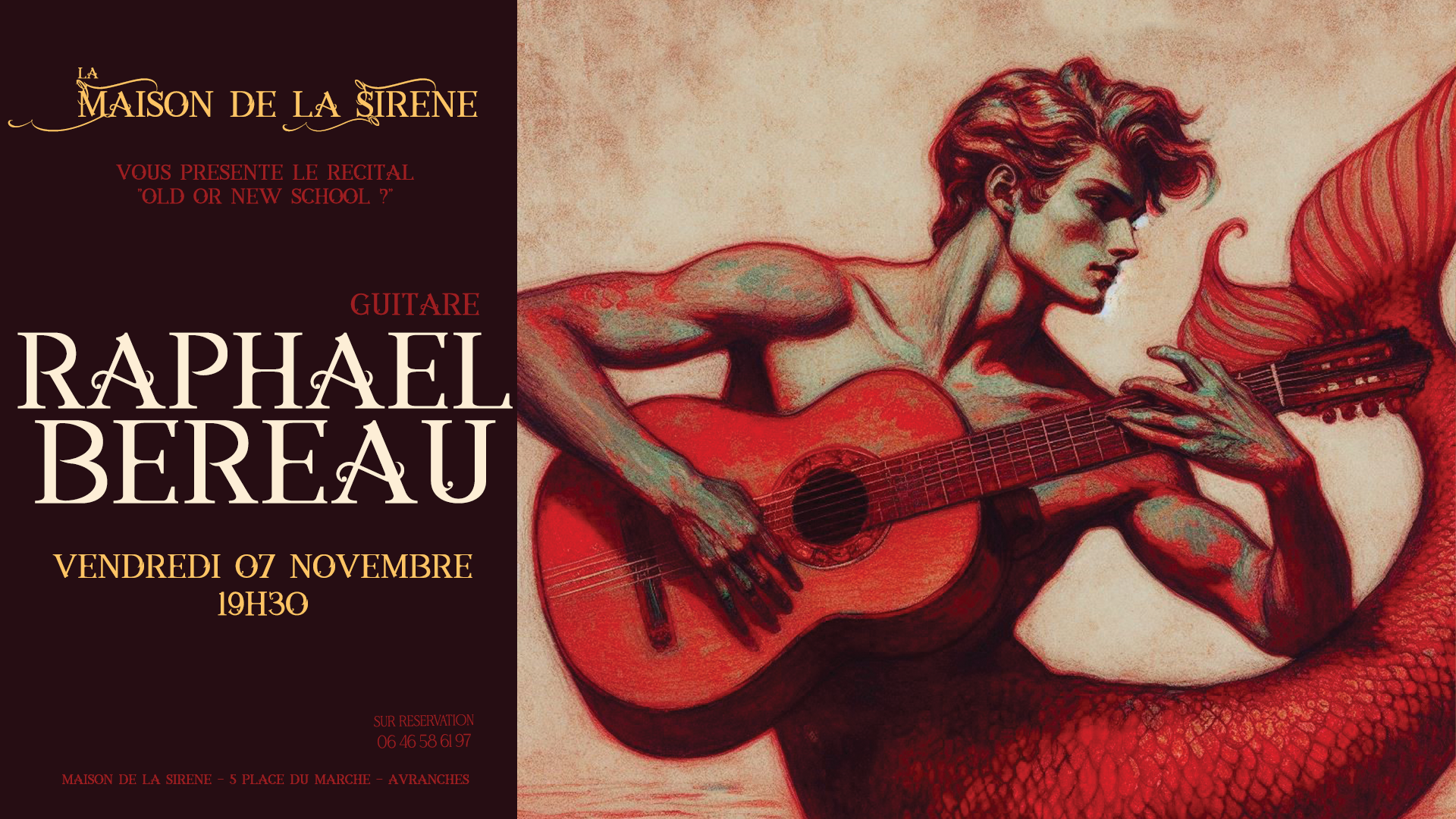 Image pour [récital] Raphael Bereau - guitare - Old or new school?