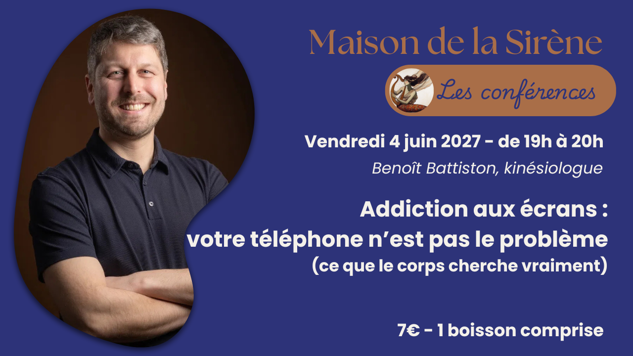 [conférence] Addiction aux écrans : votre téléphone n’est pas le problème (ce que le corps cherche vraiment)